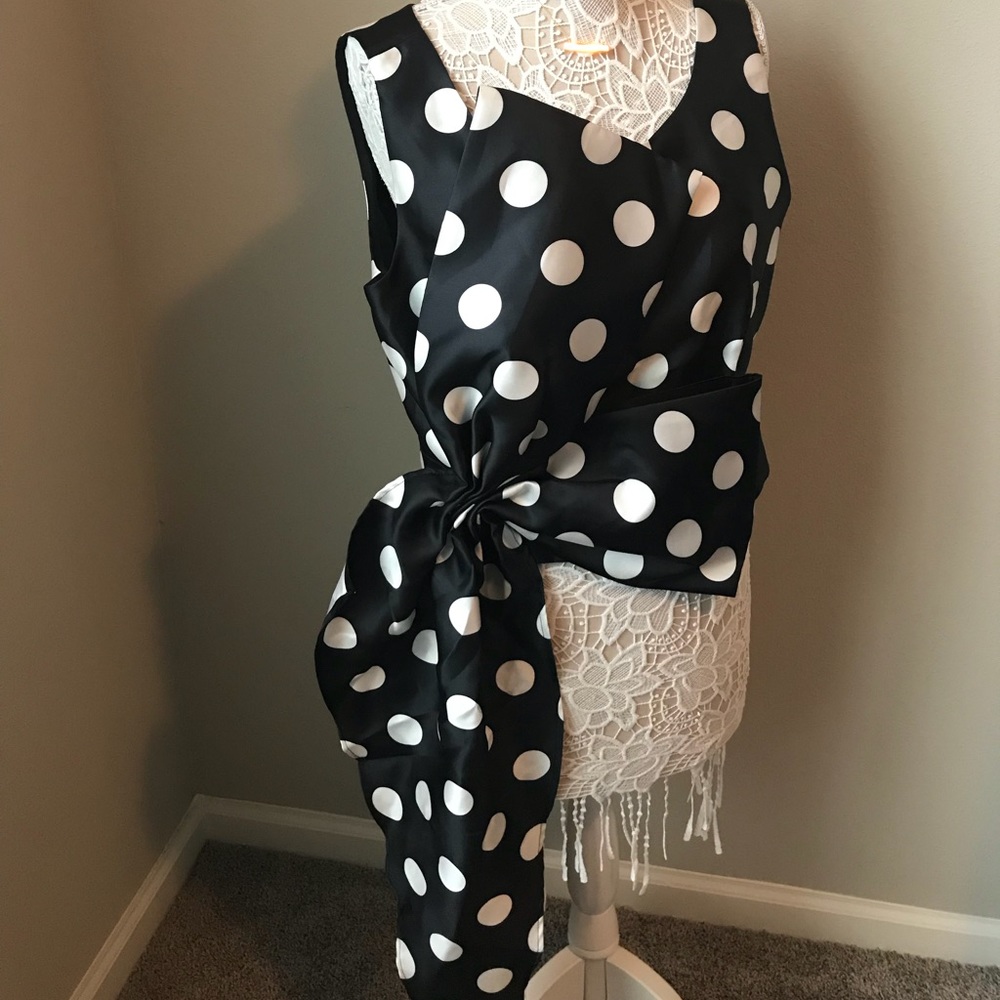 Polkadot Bow Top